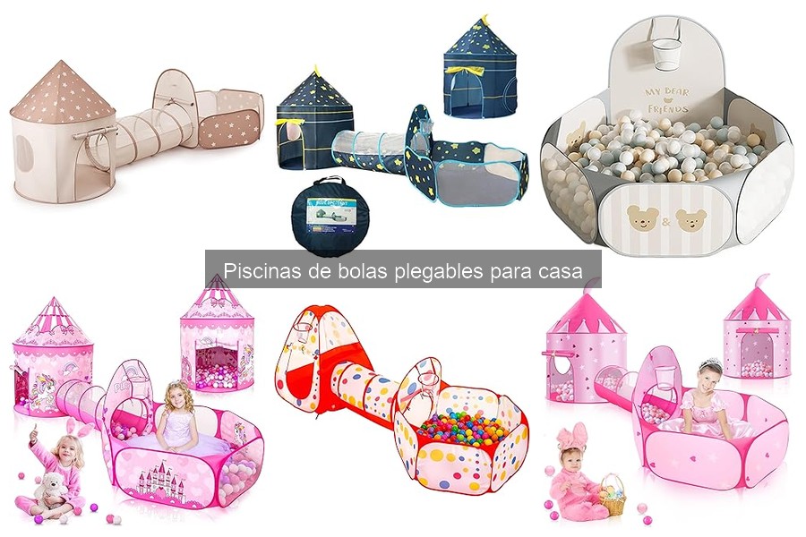 Alternativas a piscinas de bolas plegables para juegos infantiles