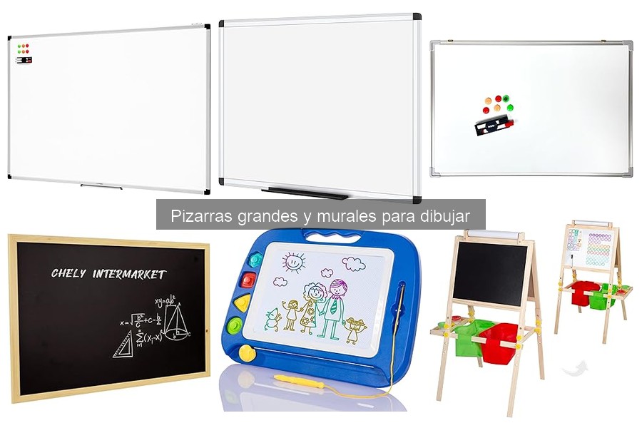 Alternativas a pizarras grandes para pequeños artistas
