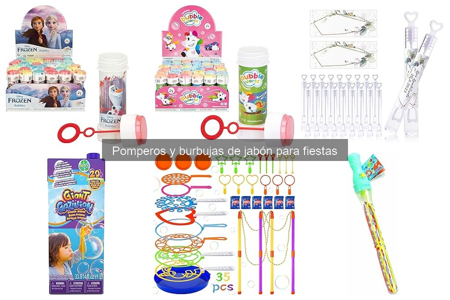 Alternativas a Pomperos para Hacer Burbujas en Fiestas