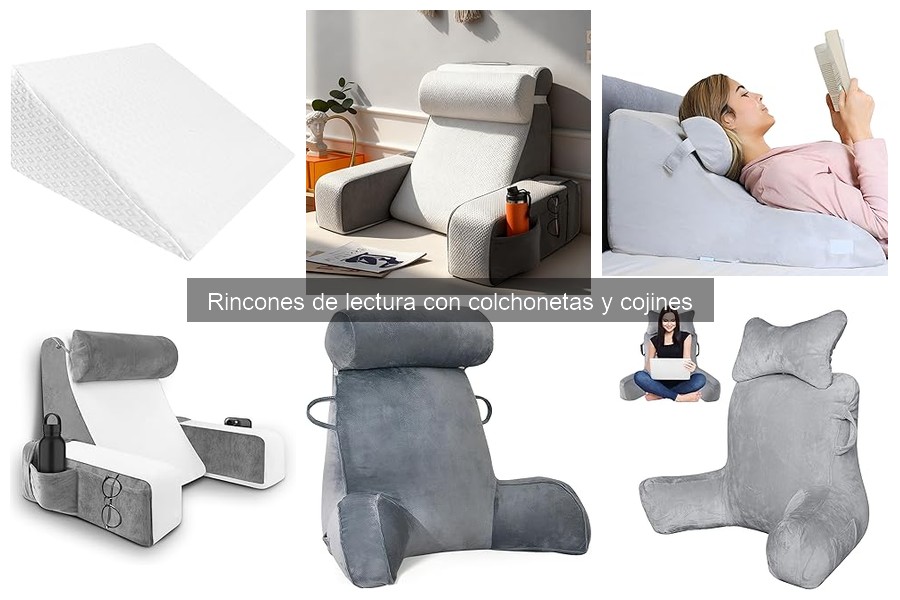 Alternativas a rincones de lectura con colchonetas y cojines