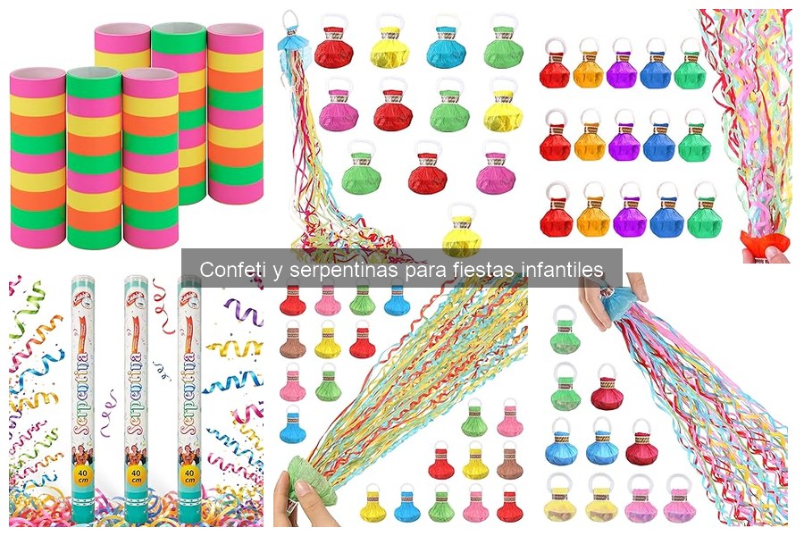 Alternativas al Confeti y Serpentinas para Fiestas Infantiles