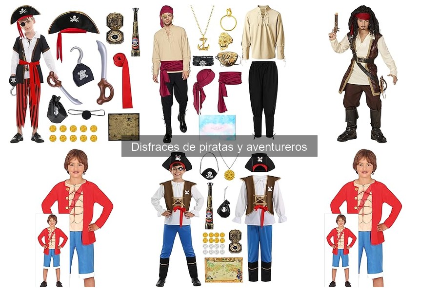 Alternativas creativas a disfraces de piratas para fiestas
