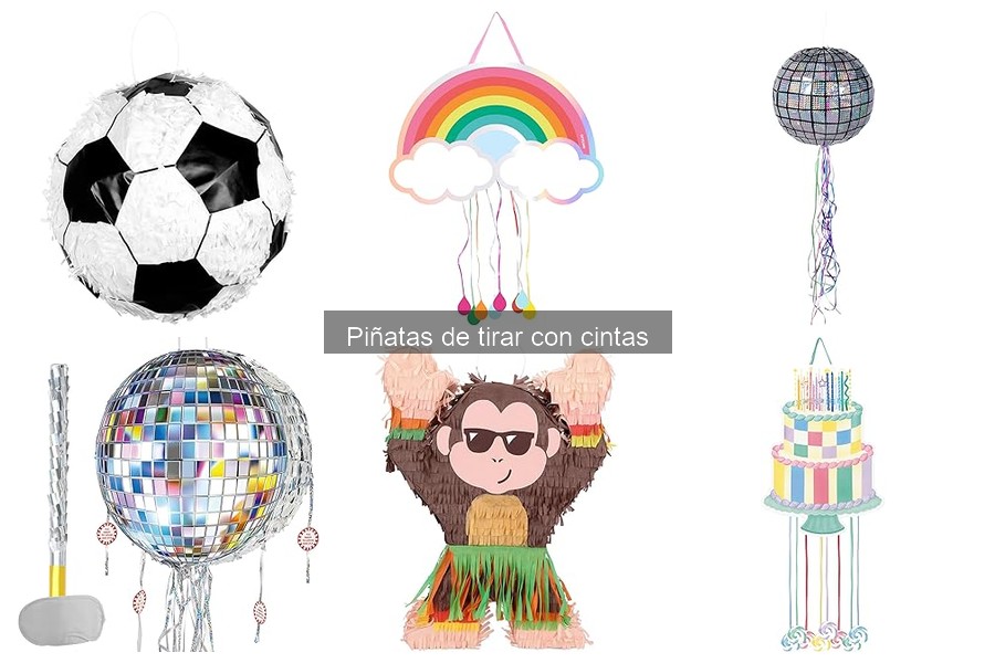 Alternativas creativas a piñatas de tirar con cintas