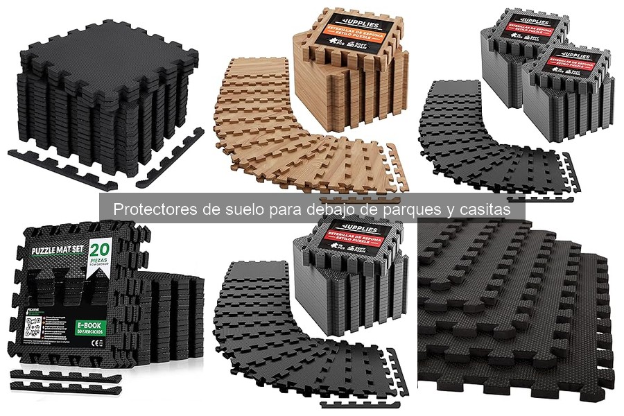 Alternativas creativas a protectores de suelo para parques infantiles