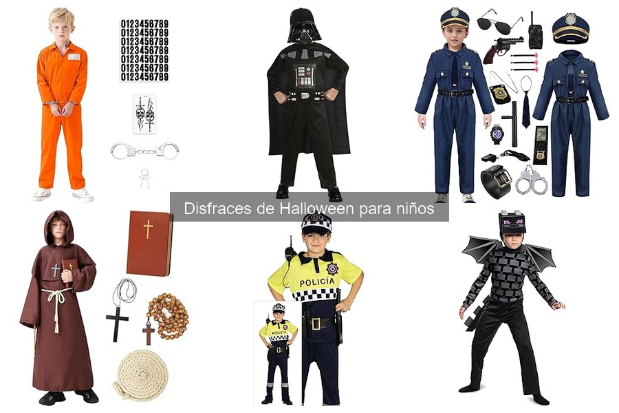 Alternativas de disfraces de Halloween para niños amigables