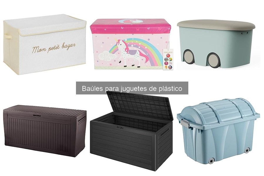 Baúles para juguetes de plástico: Mejores tiendas y precios