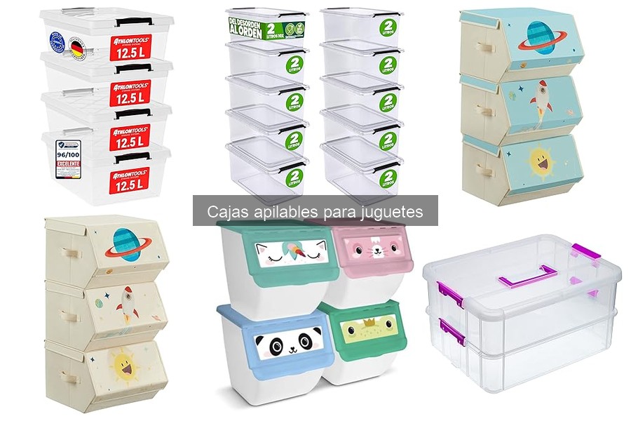 Beneficios de Cajas Apilables para Juguetes en Casa