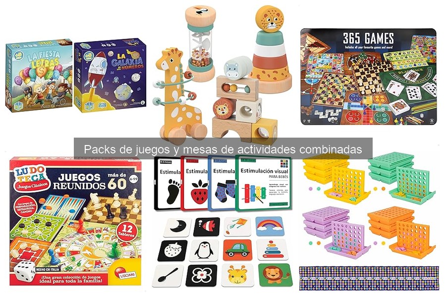 Beneficios de las Mesas de Actividades Combinadas para Niños