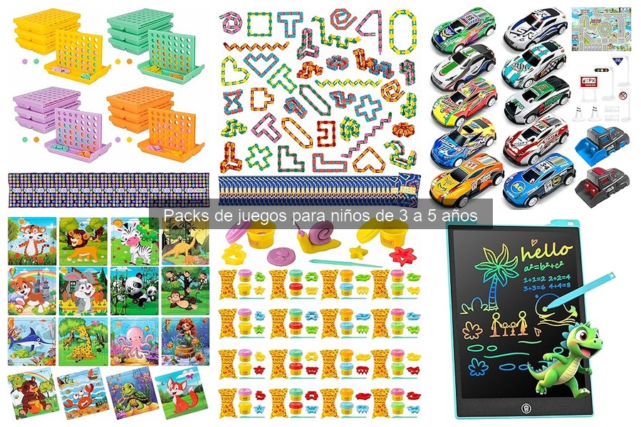 Beneficios de los Packs de Juegos para Niños de 3 a 5 Años