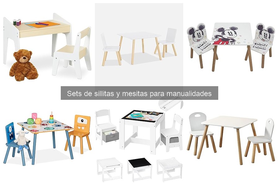 Beneficios de los sets de sillitas y mesitas para manualidades