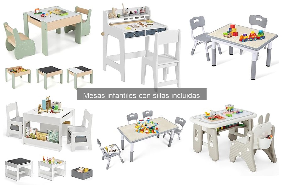 Beneficios de mesas infantiles con sillas incluidas