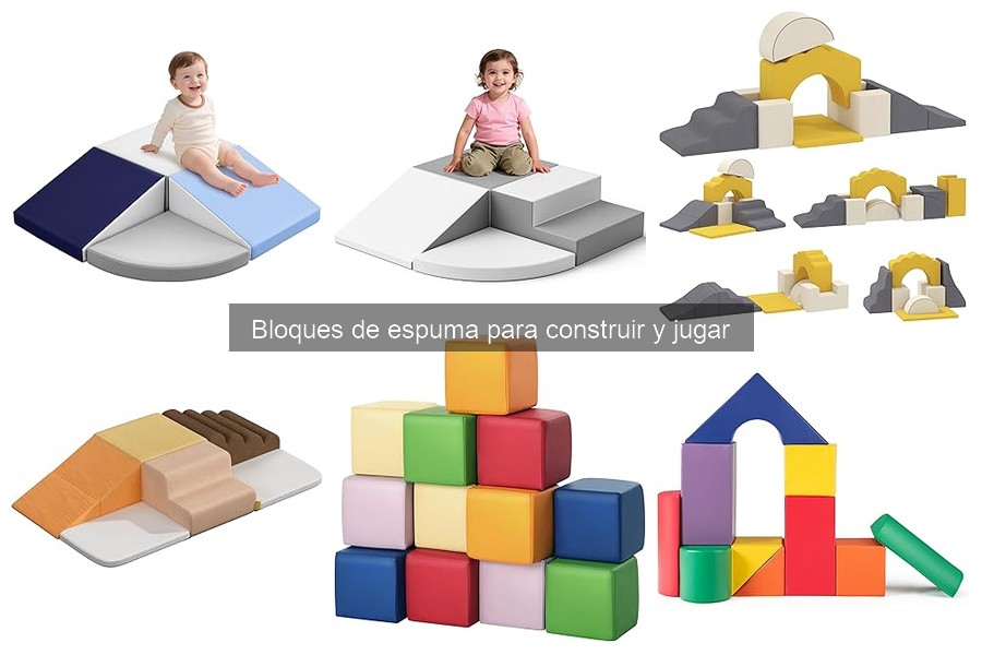 Beneficios de usar bloques de espuma en el juego infantil