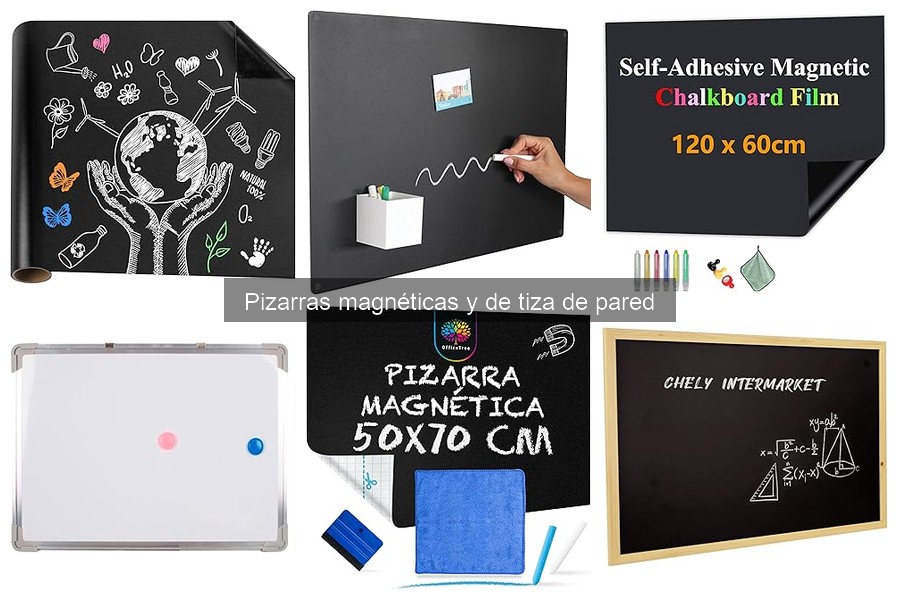 Beneficios de usar pizarras magnéticas y de tiza en casa