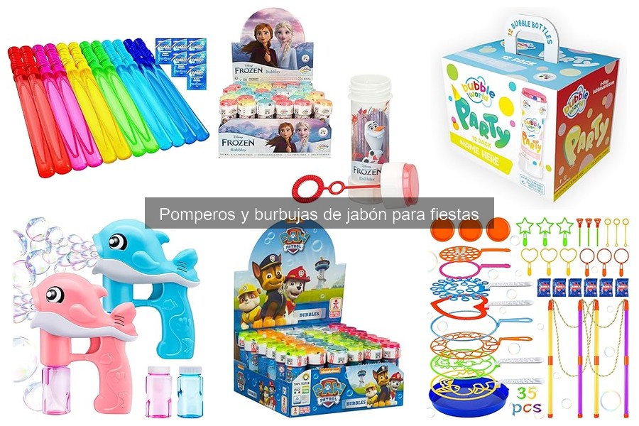 Beneficios educativos de jugar con pomperos y burbujas