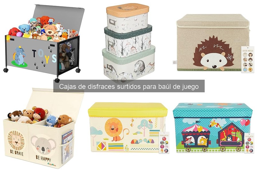 Cajas de disfraces ideales para fiestas temáticas infantiles