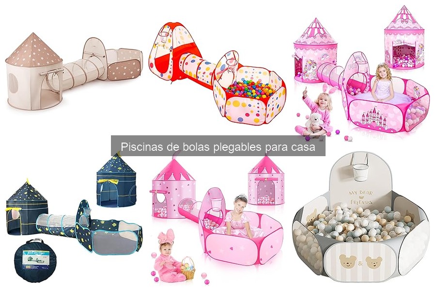 Características clave de piscinas de bolas plegables para casa