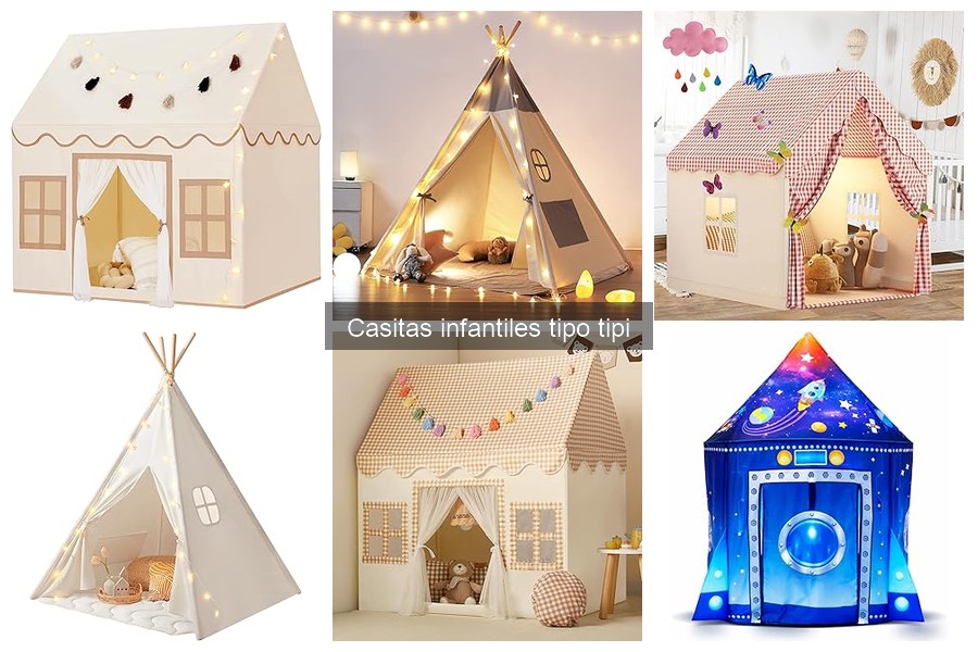Características de seguridad en casitas tipo tipi infantiles