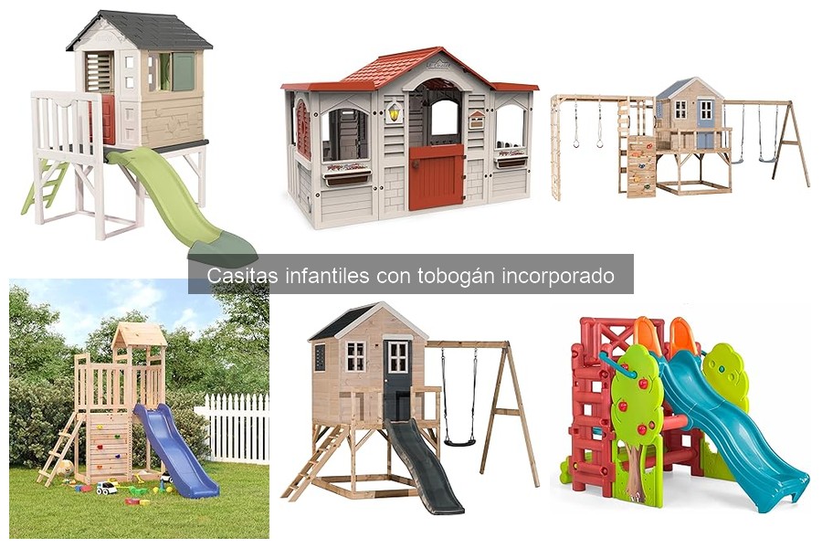 Casitas infantiles con tobogán: características y beneficios
