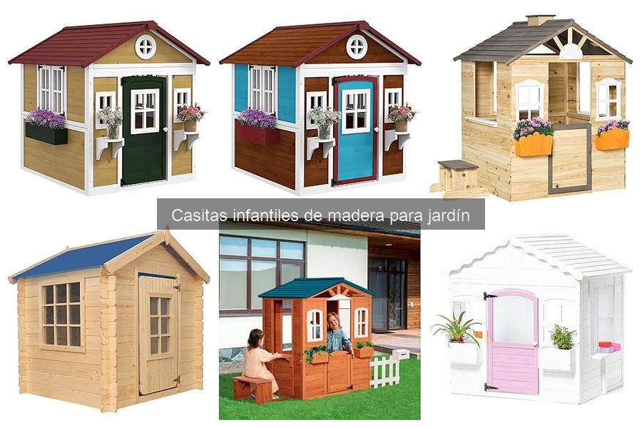 Casitas infantiles de madera personalizables: opciones y precios