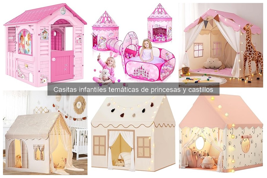 Casitas infantiles temáticas de princesas y castillos: ¿Qué son?