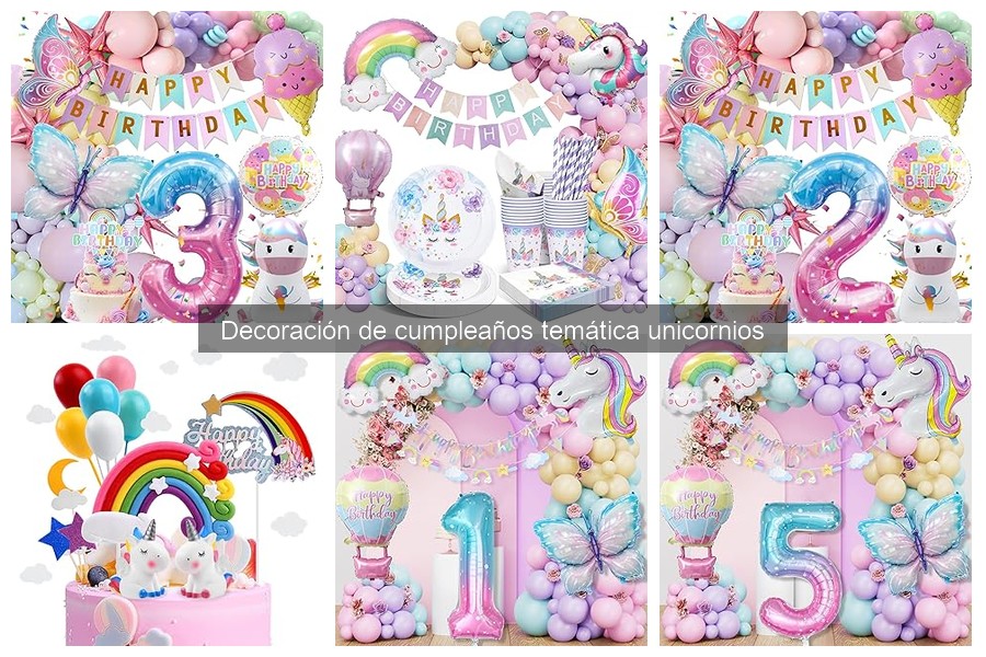 Checklist esencial para decorar un cumpleaños de unicornios