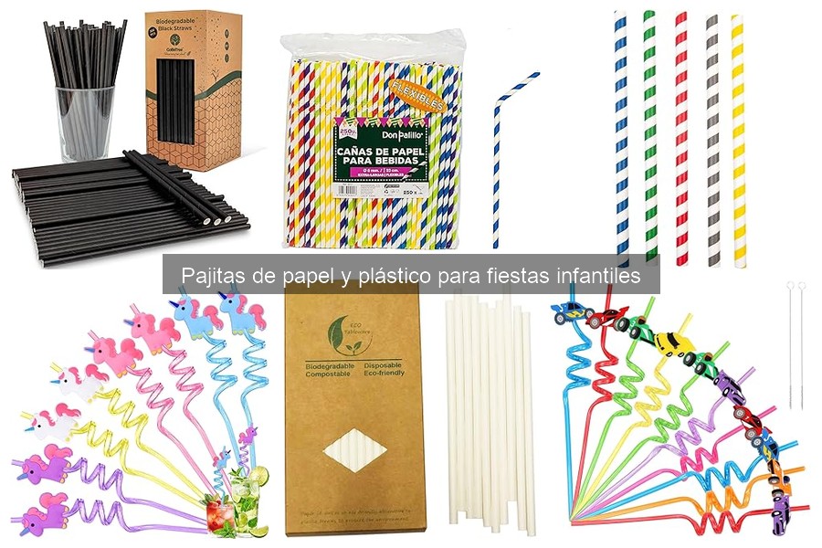 Cómo almacenar correctamente pajitas de papel para fiestas