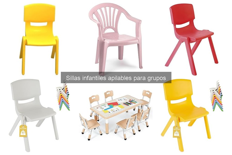 Cómo apilar y almacenar sillas infantiles de forma segura