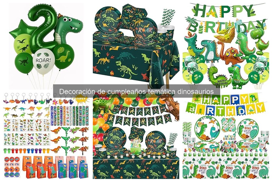 Cómo Crear Decoración de Cumpleaños de Dinosaurios DIY