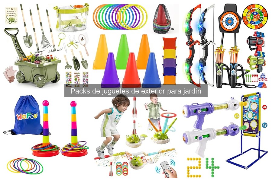Cómo cuidar y mantener packs de juguetes de exterior