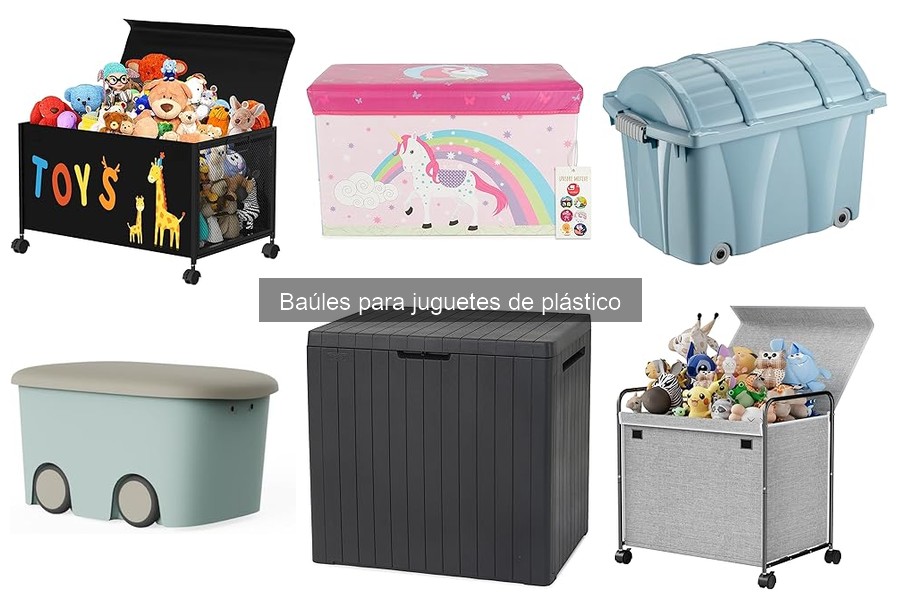 Cómo cuidar y mantener un baúl para juguetes de plástico