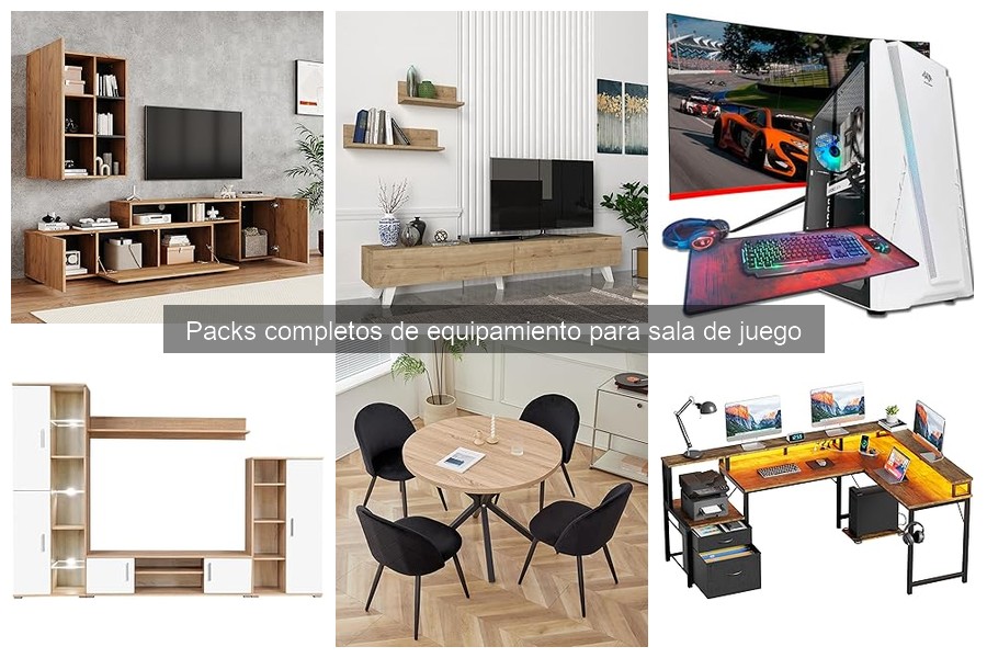 Cómo elegir el mejor pack de equipamiento para sala de juego