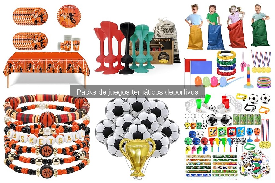 Cómo elegir el mejor pack de juegos temáticos deportivos