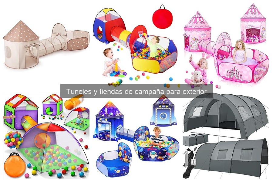 Cómo elegir el mejor túnel y tienda de campaña para niños