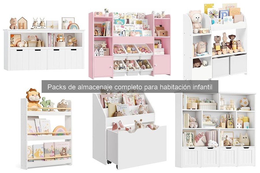 Cómo elegir el pack de almacenaje para habitación infantil