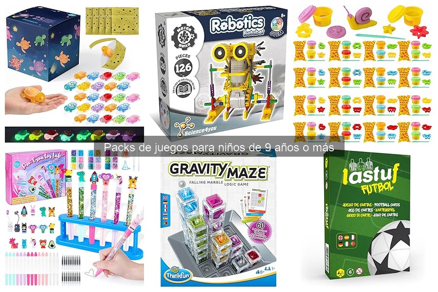 Cómo elegir el pack de juegos perfecto para niños de 9 años