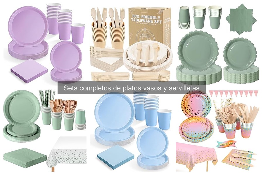 Cómo elegir el set de platos y vasos para fiesta infantil