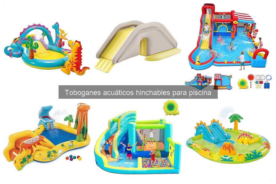 Cómo elegir el tobogán acuático hinchable perfecto para tu piscina