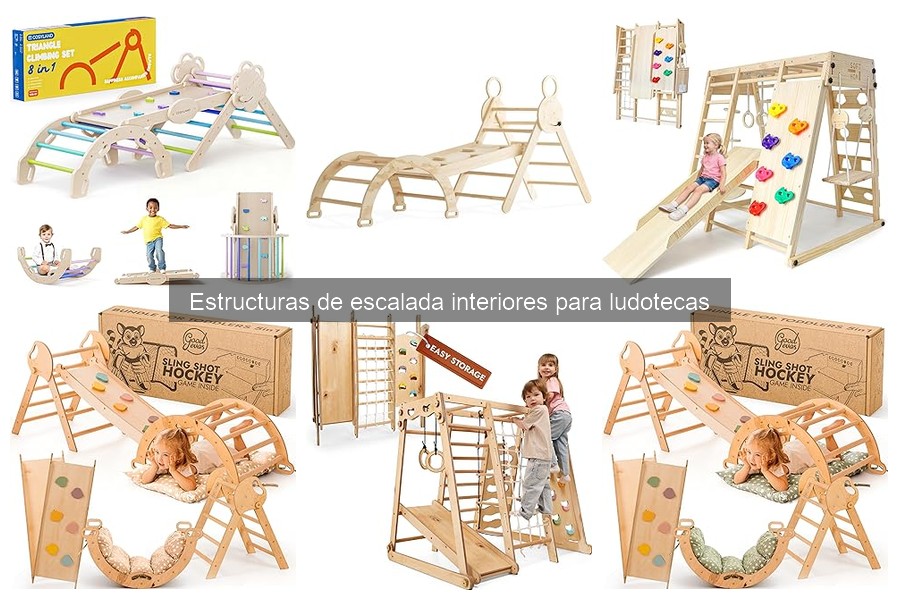 Cómo elegir estructuras de escalada interior para niños