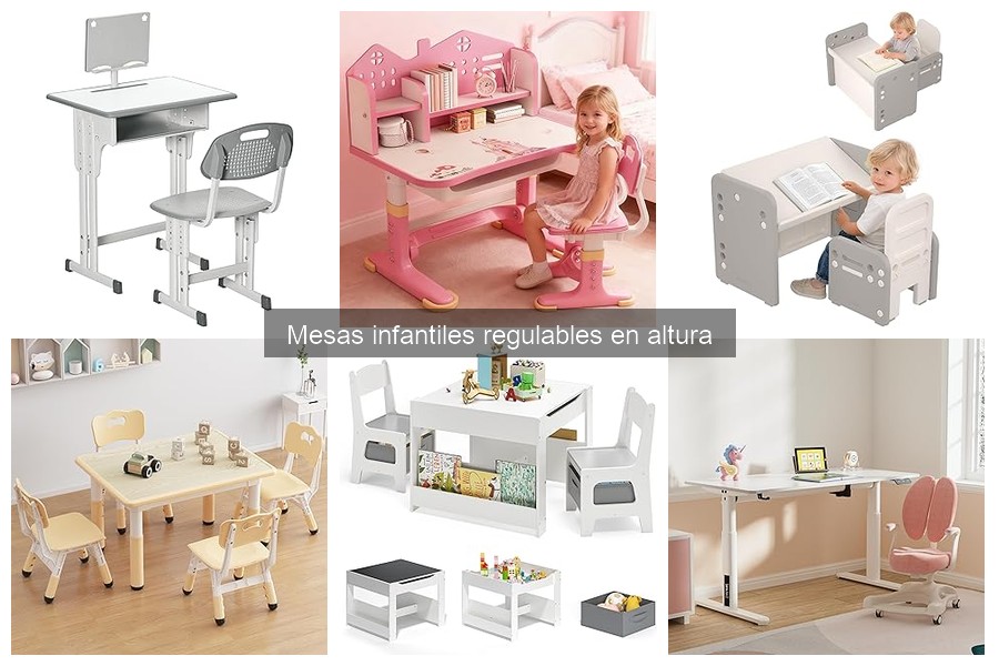 Cómo elegir la altura adecuada en mesas infantiles regulables