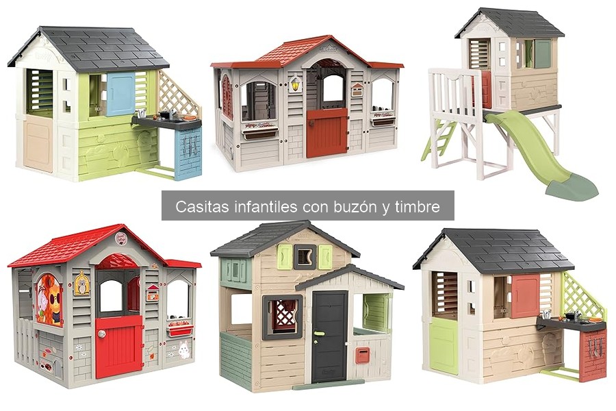 Cómo elegir la mejor casita infantil con buzón y timbre