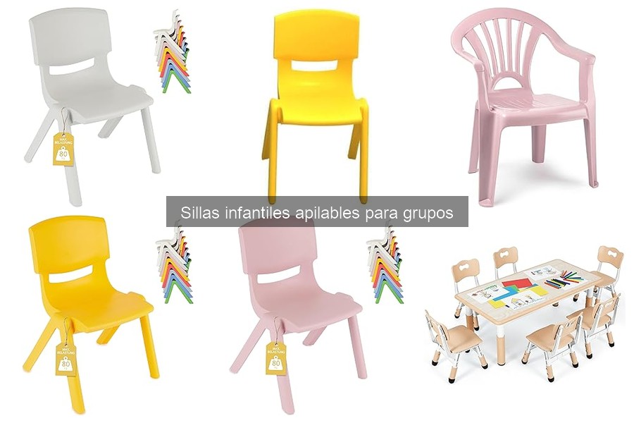 Cómo elegir la mejor silla apilable para niños