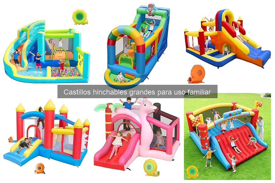 Cómo elegir un castillo hinchable grande para tu familia