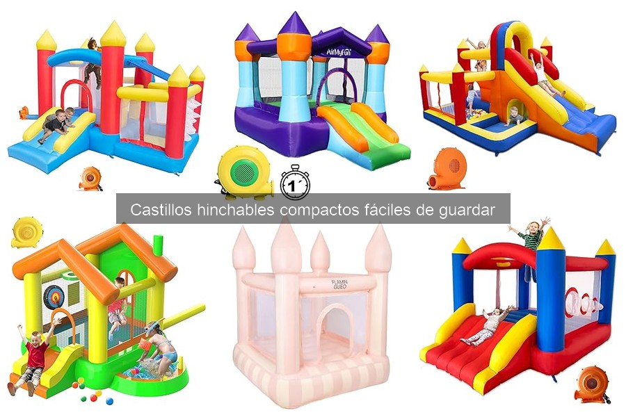 Cómo guardar un castillo hinchable compacto de forma eficiente