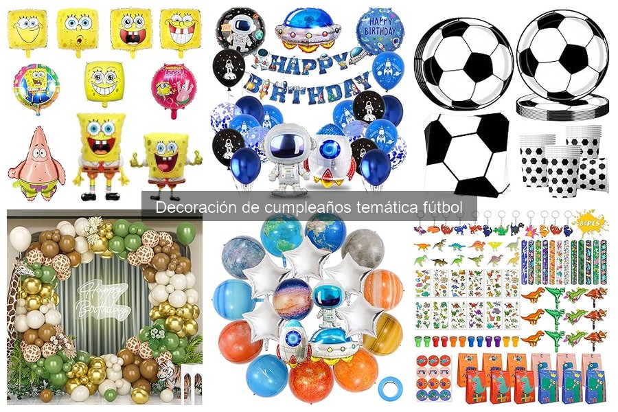 Cómo Hacer Decoración de Cumpleaños de Fútbol DIY