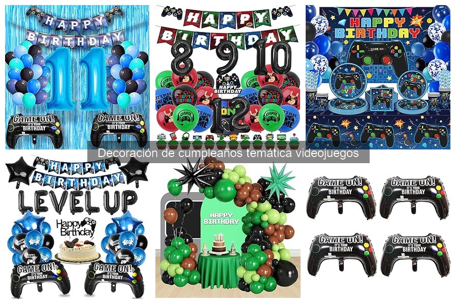 Cómo hacer decoración DIY para cumpleaños de videojuegos