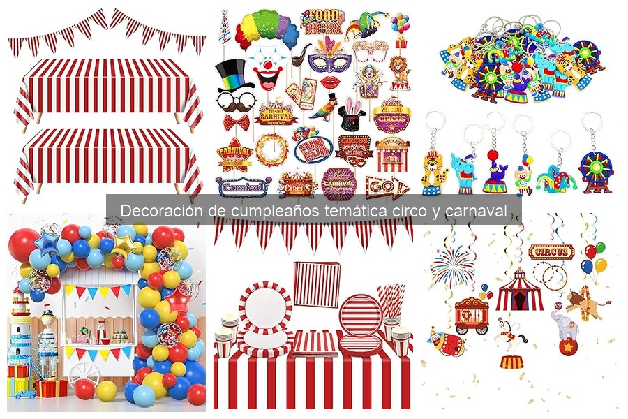 Cómo hacer un centro de mesa para cumpleaños de circo