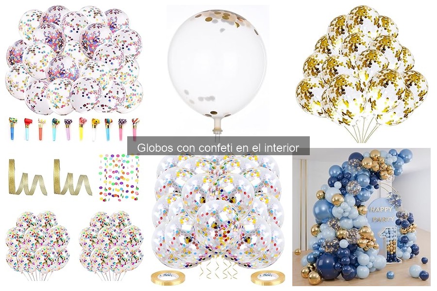 Cómo inflar globos con confeti sin dañarlos - Guía fácil