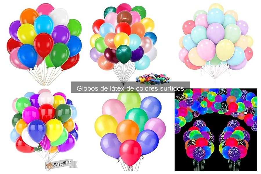 Cómo Inflar Globos de Látex de Colores Surtidos
