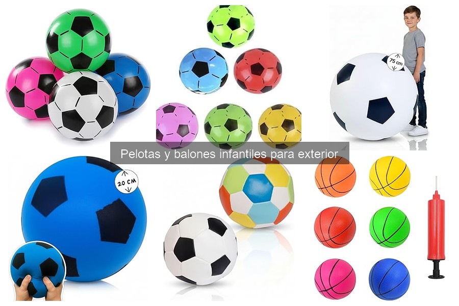 Cómo inflar y mantener pelotas infantiles para exterior