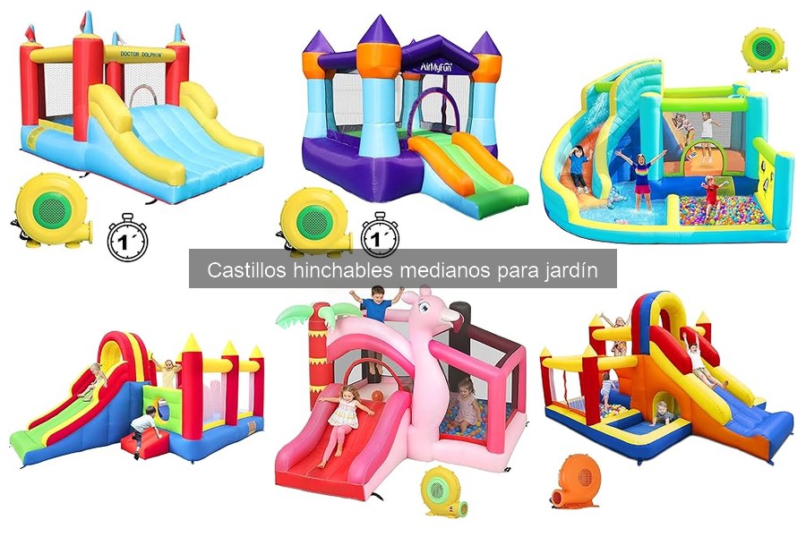 Cómo Instalar un Castillo Hinchable Mediano en el Jardín